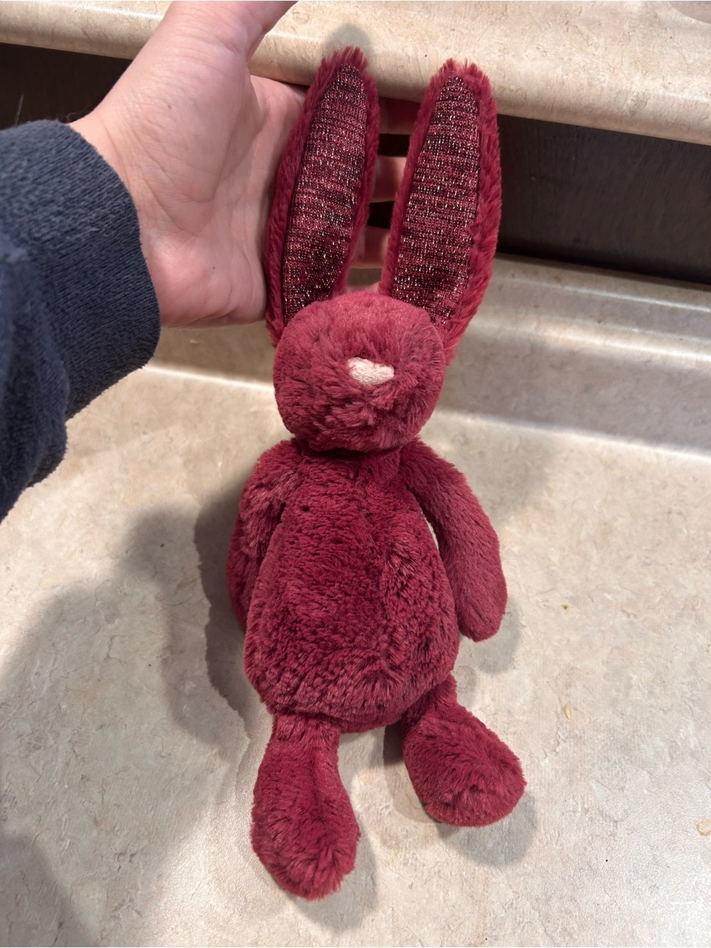 Jellycat small sparkle cassis bunny